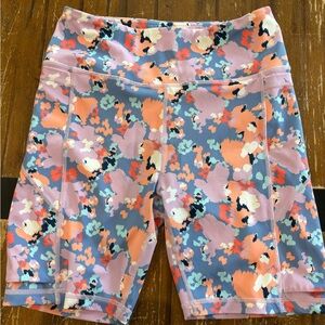 Senita Athletics Multicolor Floral Bike Shorts